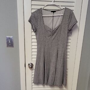 BeBop Black and White Mini Dress